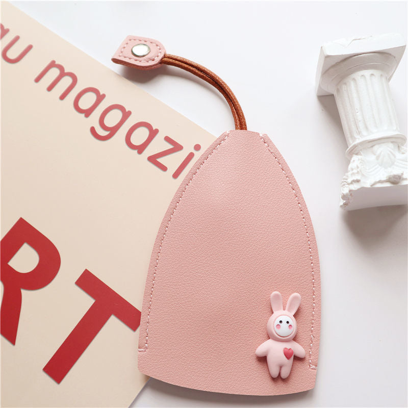 Cute PU Leather Car Key Case Cover