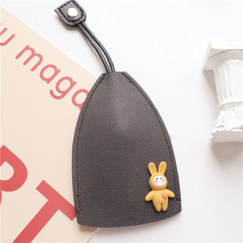 Cute PU Leather Car Key Case Cover