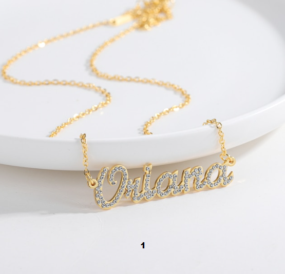 Personalized  Diamond Name Necklace