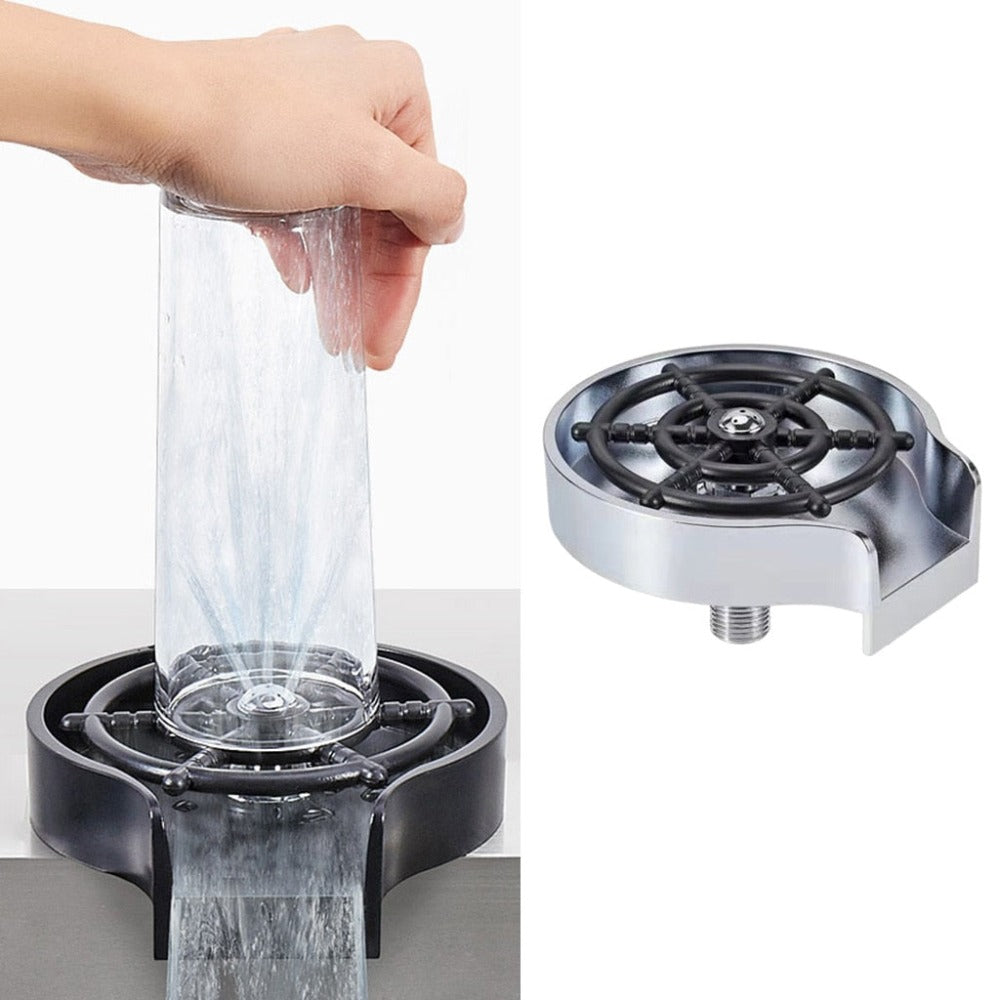 Glass Rinser for Kitchen Sink Automatic Cup Washer