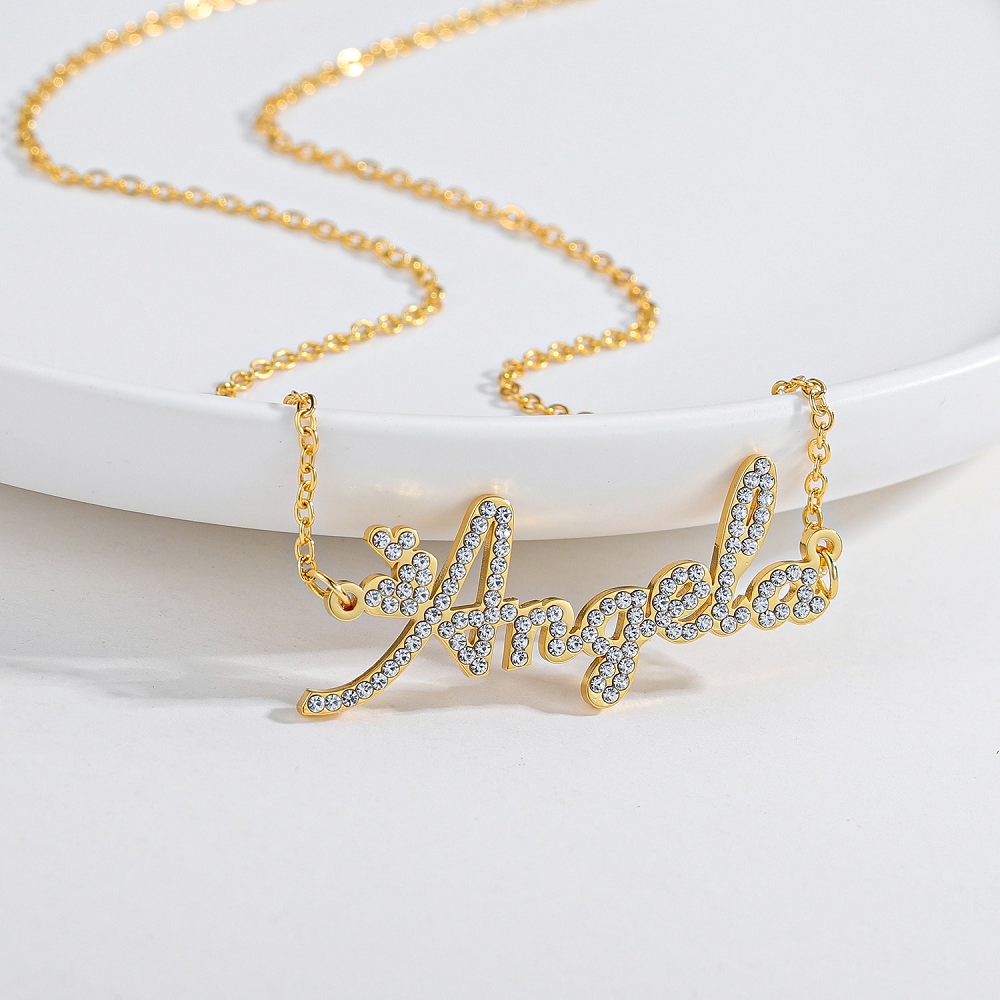 Personalized  Diamond Name Necklace