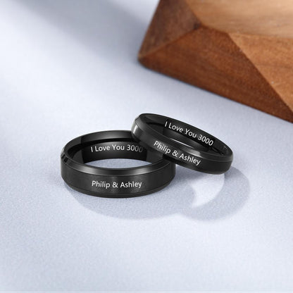 Personalized Couples Ring