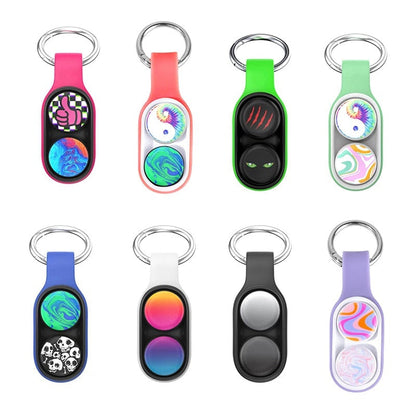 Pop Up Hand Spinner Elastic Poping up Magnetic Fidget Toy