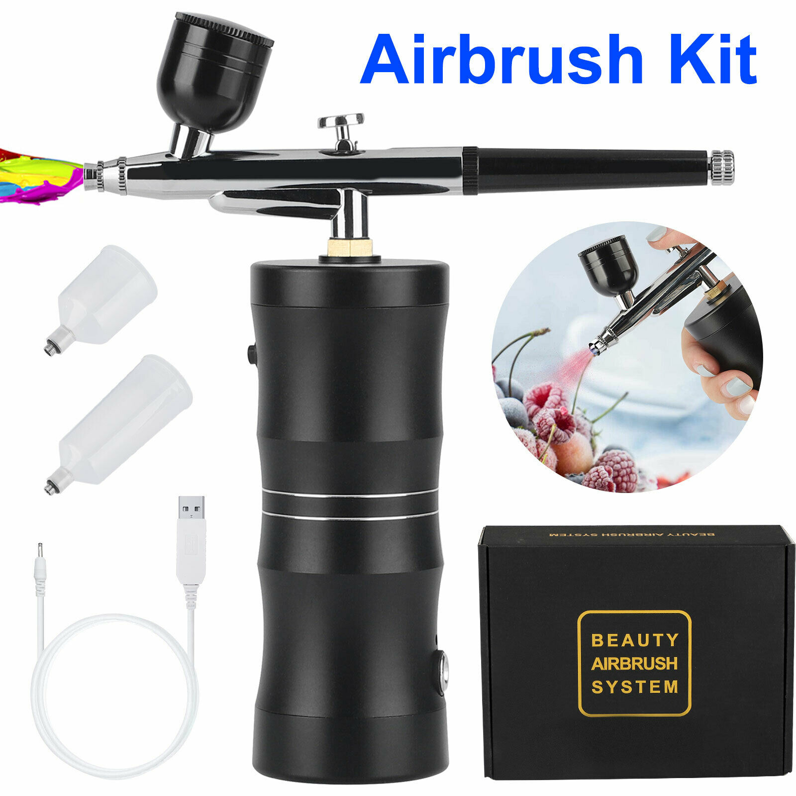 PORTABLE AIRBRUSH MAKEUP KIT