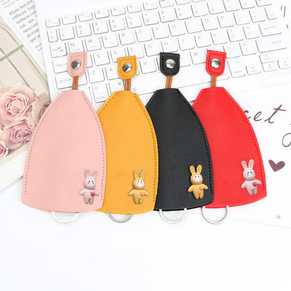Cute PU Leather Car Key Case Cover