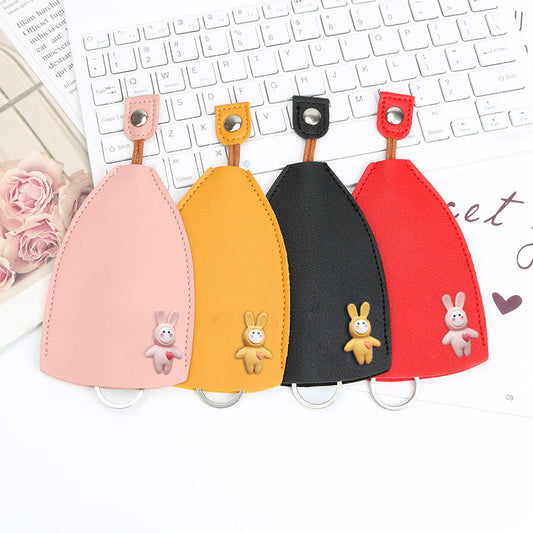 Cute PU Leather Car Key Case Cover