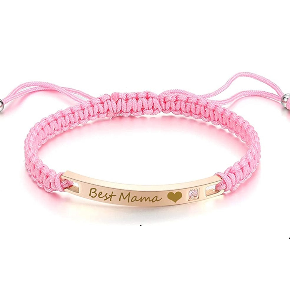 Personalized Rope Bracelets with Custom Engraving