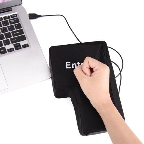 Anti-Stress Computer Huge Enter Key Giant USB Keyboard Vent Button