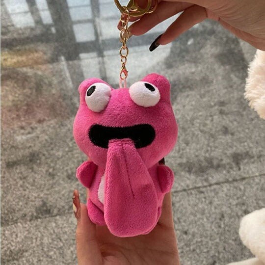 Magnetic Frog Couple Keychain