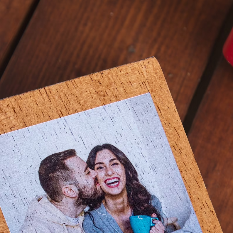 Personalized Photo Printed Basswood! Romantic Gifts for Couples