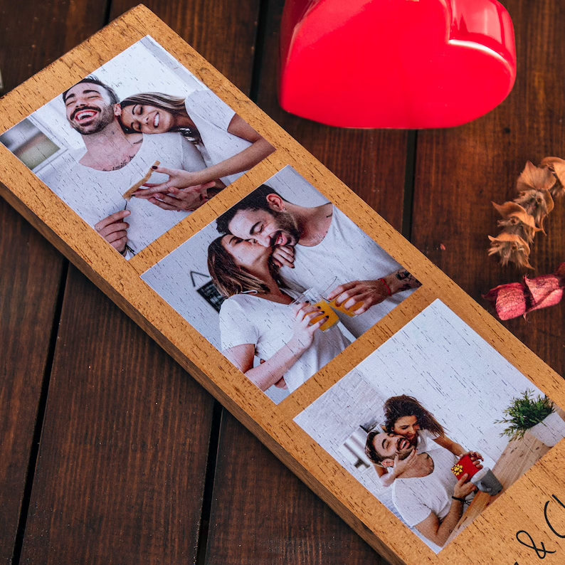 Personalized Photo Printed Basswood! Romantic Gifts for Couples