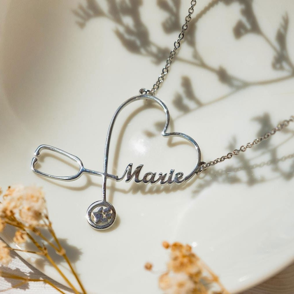 Personalized Stethoscope Necklace