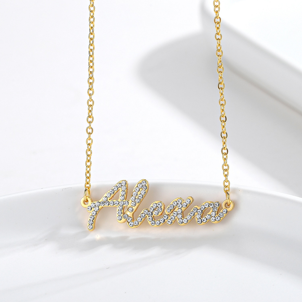 Personalized  Diamond Name Necklace