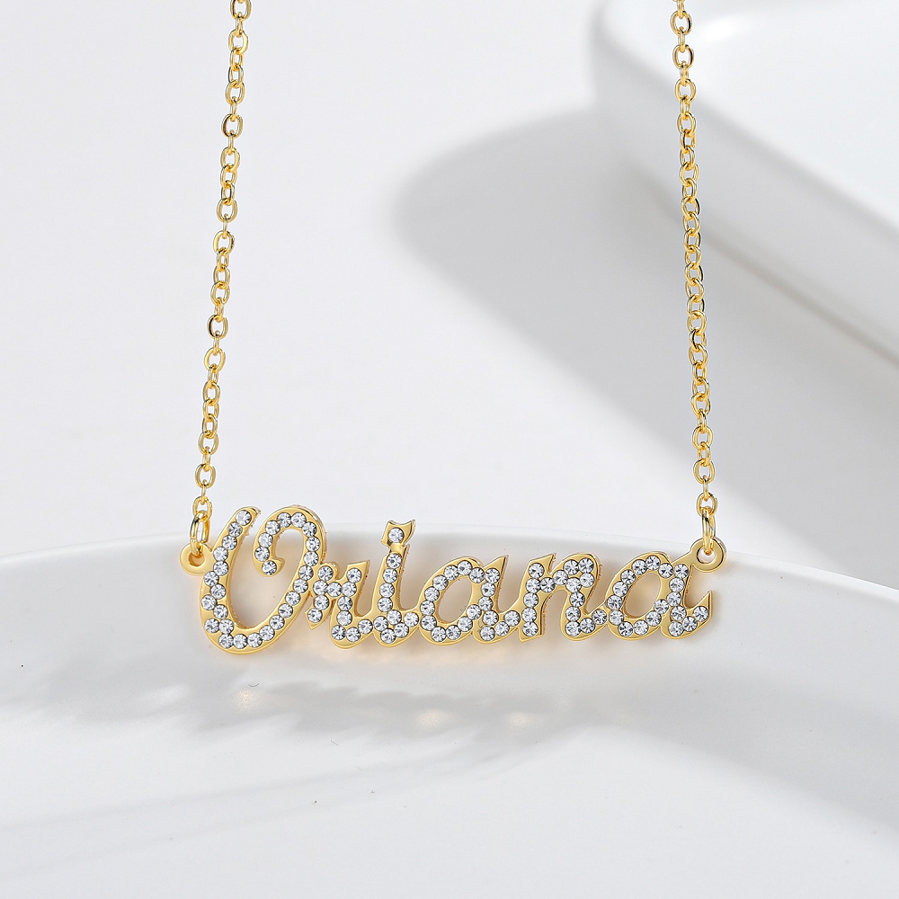 Personalized  Diamond Name Necklace