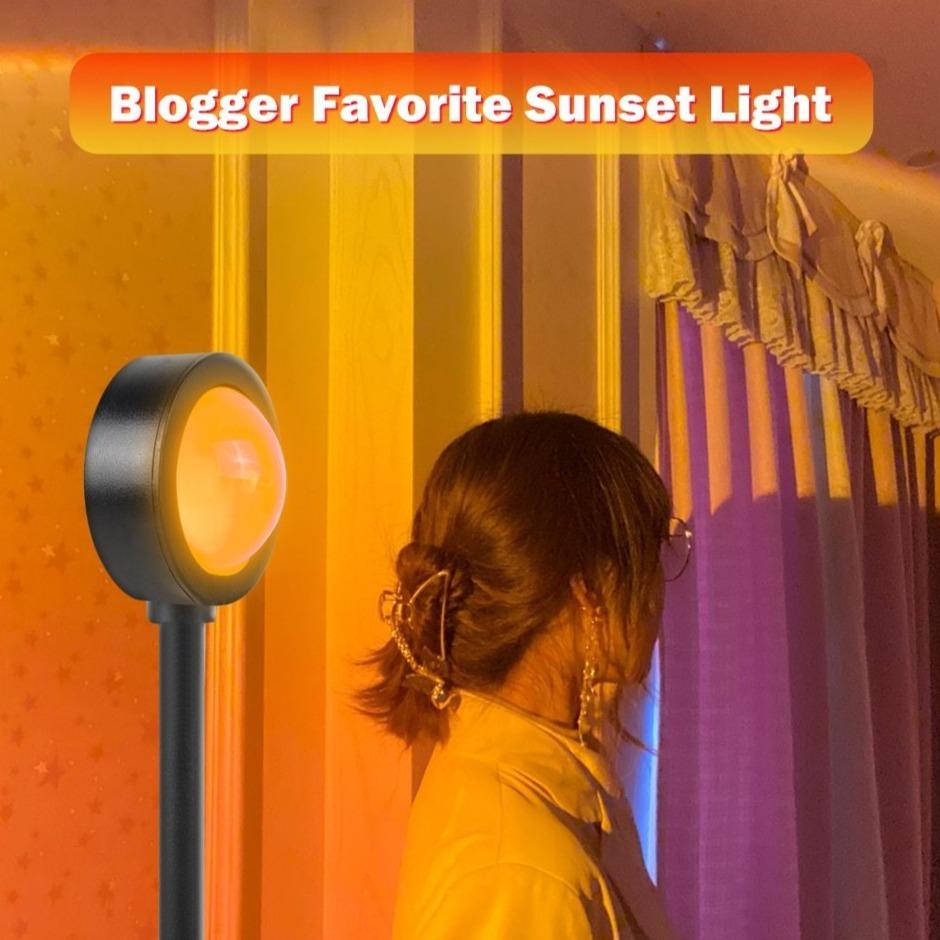 Rainbow Sunset Projection Lamp