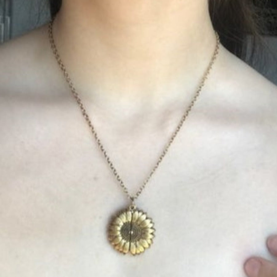 Sunflower Necklace For Women