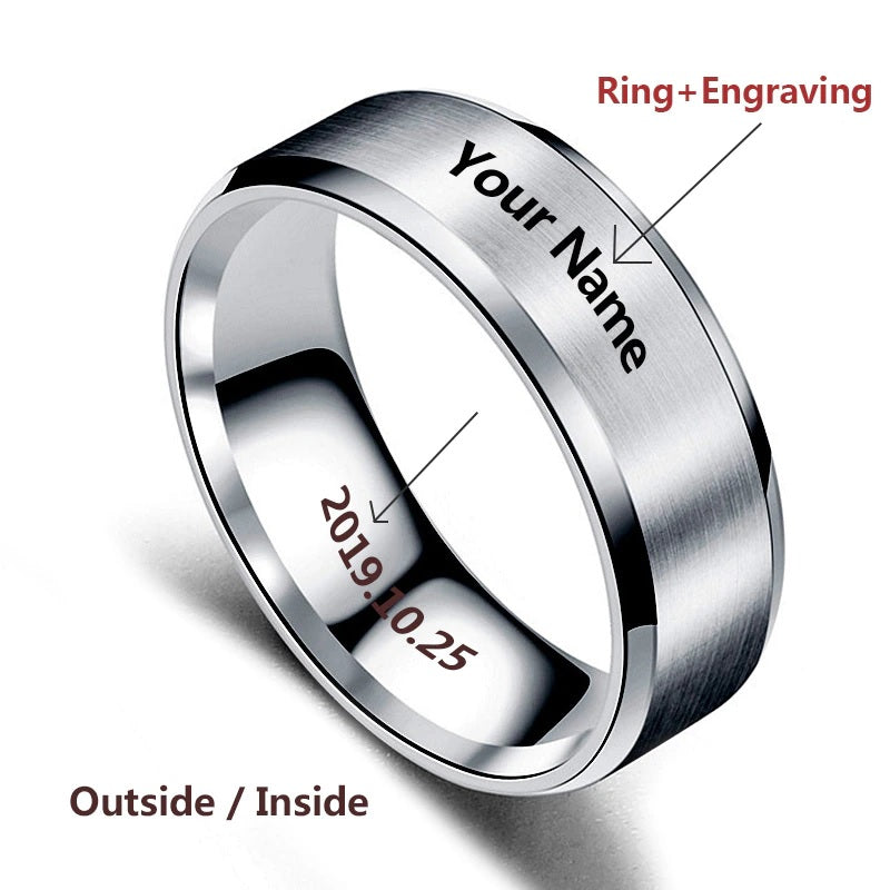 Engraved Promise Ring