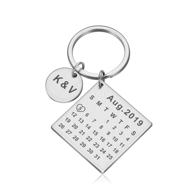 Love Calendar Keychain